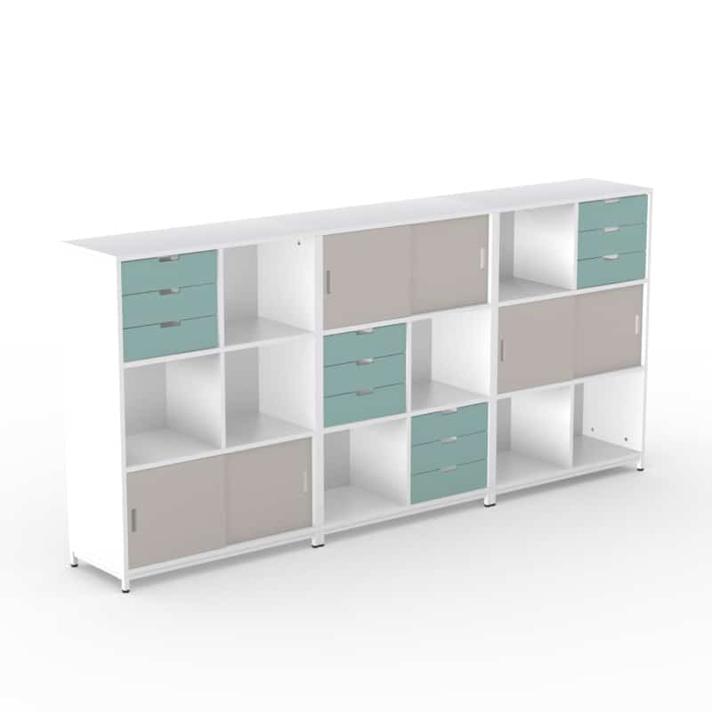 Module de rangement Light - Ouest Bureau