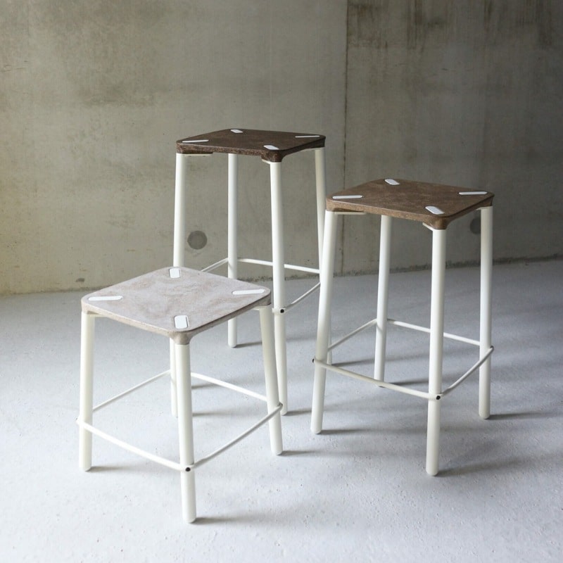 INSTEAD - Tabouret Recyclé Newport
