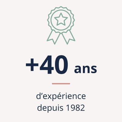 40 ans d'experience